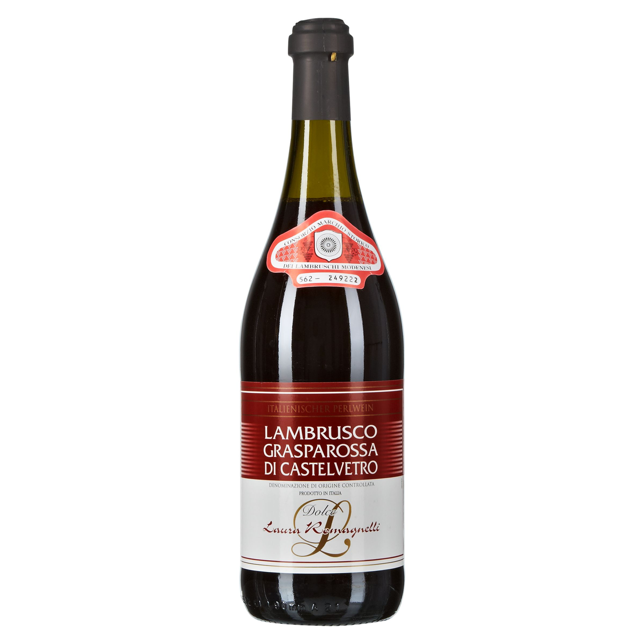 Laura Romagnelli Lambrusco Grasparossa di Castelvetro Rotwein - 750 ml Flasche