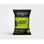 vegini Vegane Rostbratwürstel tiefgefroren 28 Stück à ca. 33,5 g - 1 kg Beutel