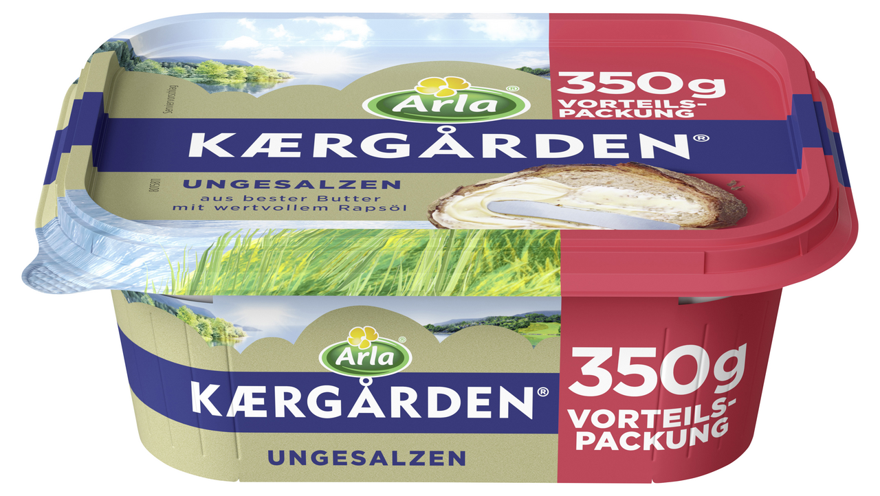 Kærgården Arla ungesalzen 65 % Fett - 350 g Becher