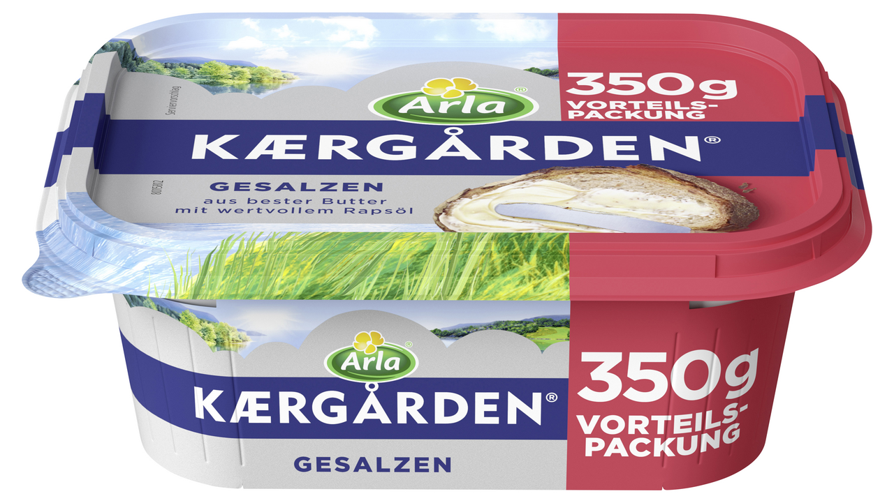 Kærgården Arla gesalzen 65 % Fett - 350 g Becher