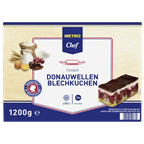METRO Chef Donauwellen Blechkuchen tiefgefroren 12 Portionen - 1,2 kg Packung