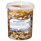 Werner Lauenroth Meeresfrüchte Knobi servierfertig in Knoblauchöl 1,5 kg Becher
