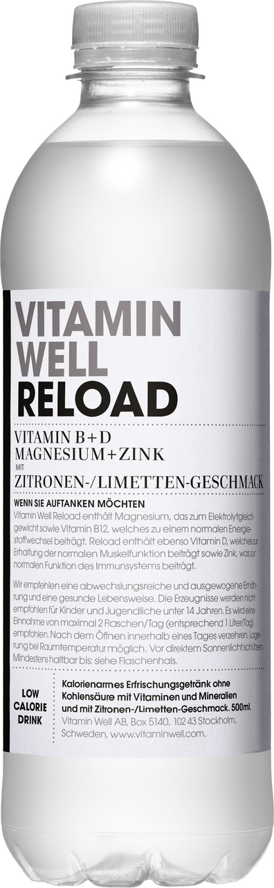 BAREBELLS Vitamin Well Reload Einweg - 500 ml Flasche