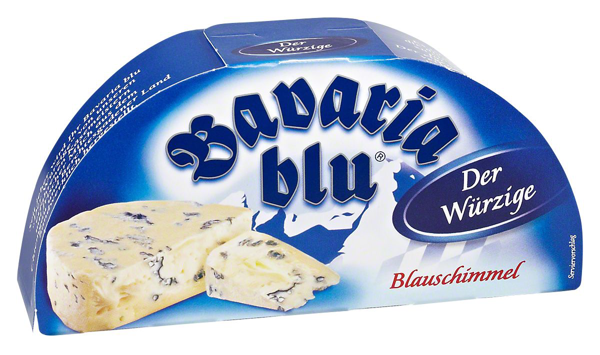 Bavaria blu Der Würzige Weichkäse mit Blauschimmel, 70 % Fett i. Tr. - 6 x 175 g Packungen