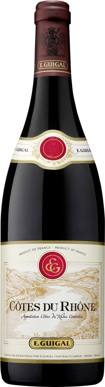 Guigal Côtes du Rhône Rotwein trocken - 750 ml Flasche
