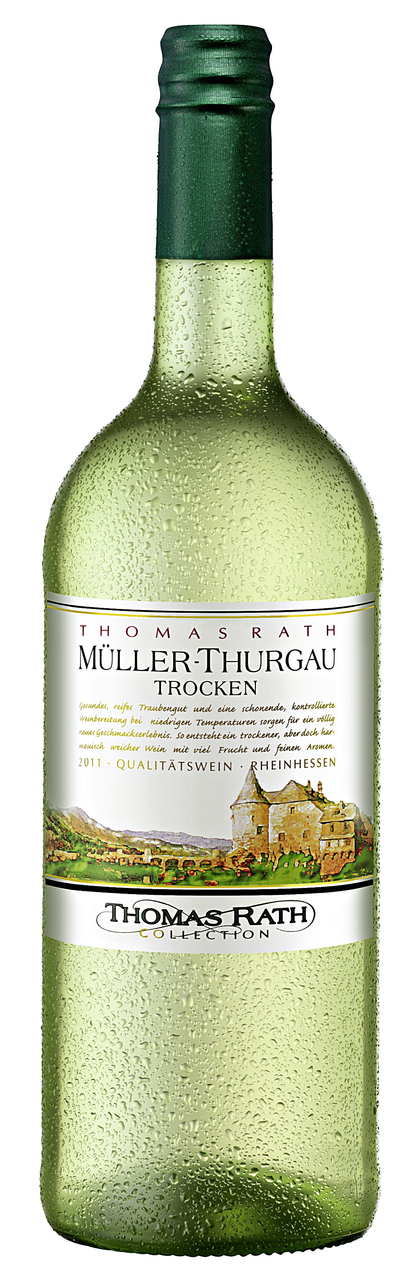 Thomas Rath Müller Thurgau Weißwein trocken - 1 l Flasche