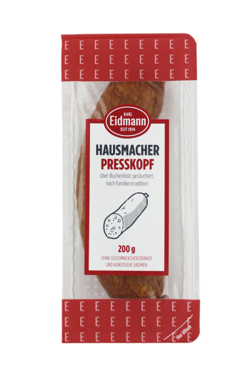 Eidmann Presskopf-Würstchen Schwein - 1 x 200 g Packung