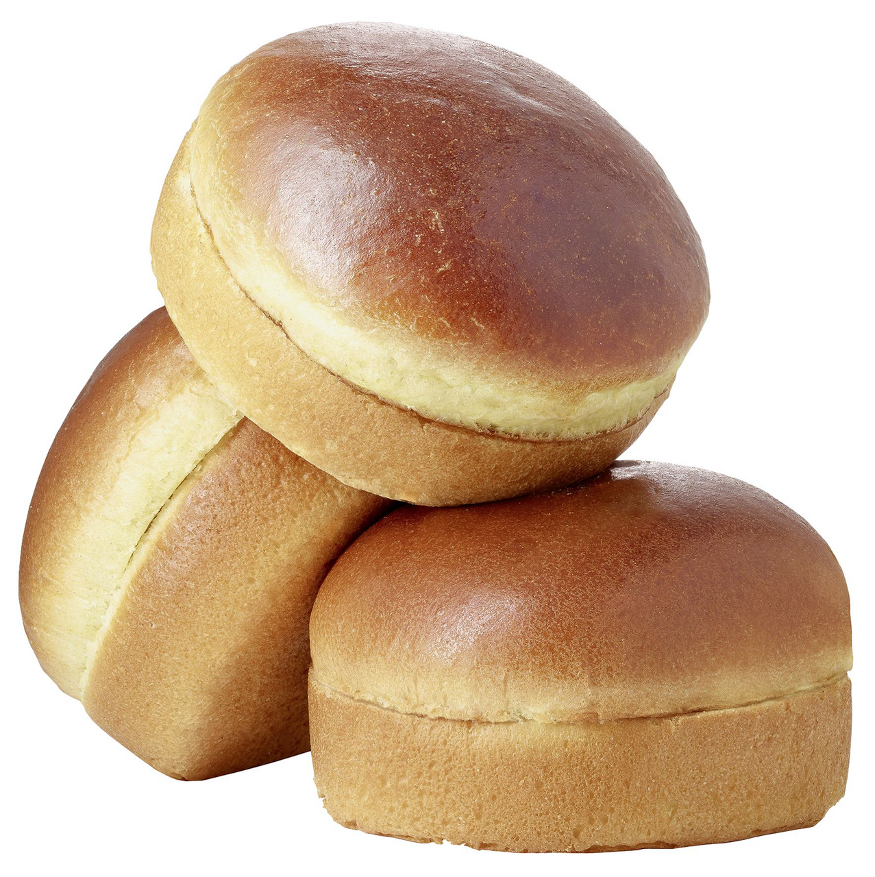 SALOMON FoodWorld Brioche Burger Bun tiefgefroren, gegart, 20 Stück à 80 g - 1,6 kg Karton