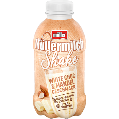 Muller Mullermilch Shake White Choc Mandel 1 5 Fett 0 419 G Flasche Metro