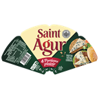 Saint Agur Klassik Französischer Weichkäse mit Blauschimmel 60 % Fett in Tr. 4 Stück à ca. 25 g - 100 g Packung
