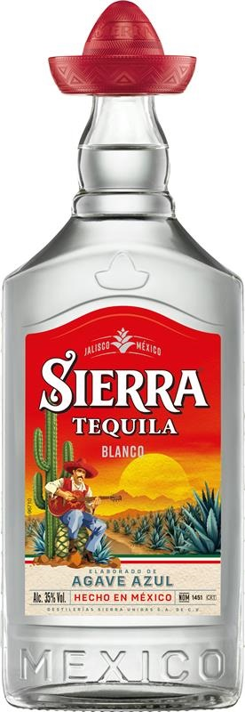 Sierra Tequila Blanco 35 % Vol. - 700 ml Flasche