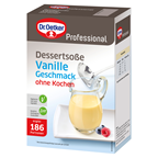 Dr. Oetker Professional Dessertsoße ohne Kochen Vanille Soßenpulver - 1 x 1 kg Packung