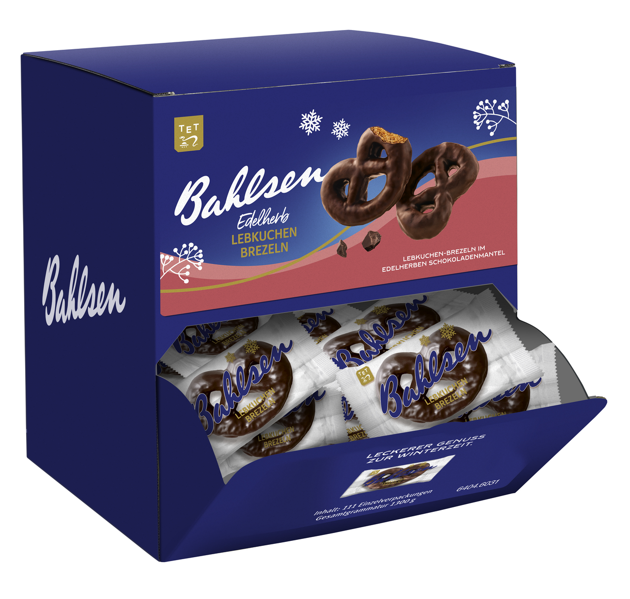 Bahlsen Lebkuchen Brezel - 1,3 kg Karton