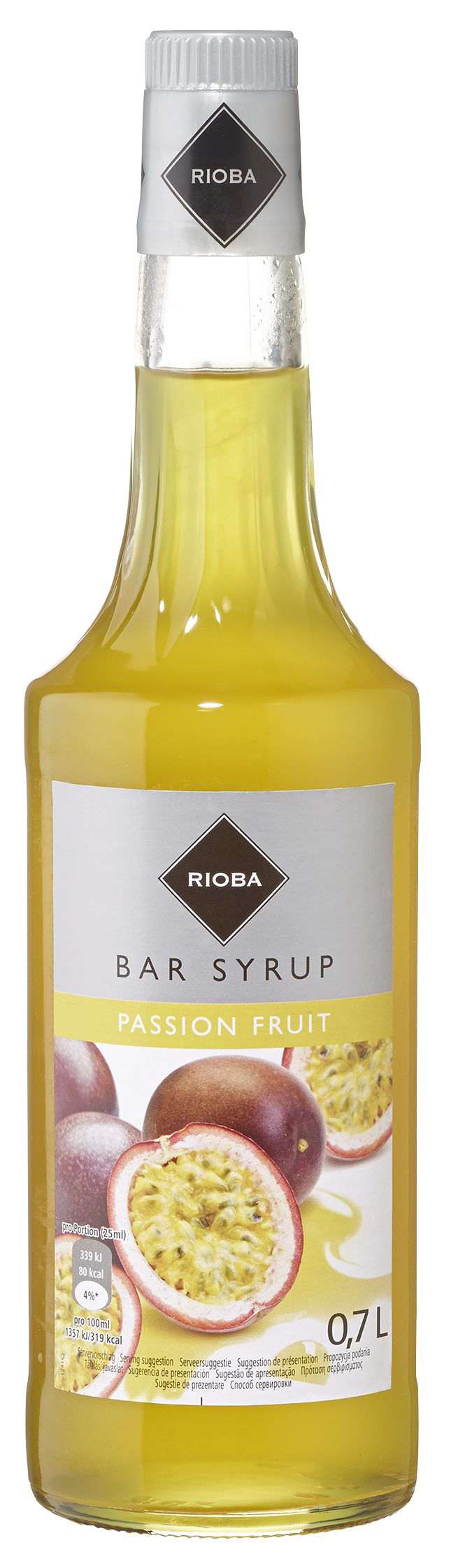 RIOBA Passionfruit Syrup 0,70 l Flasche