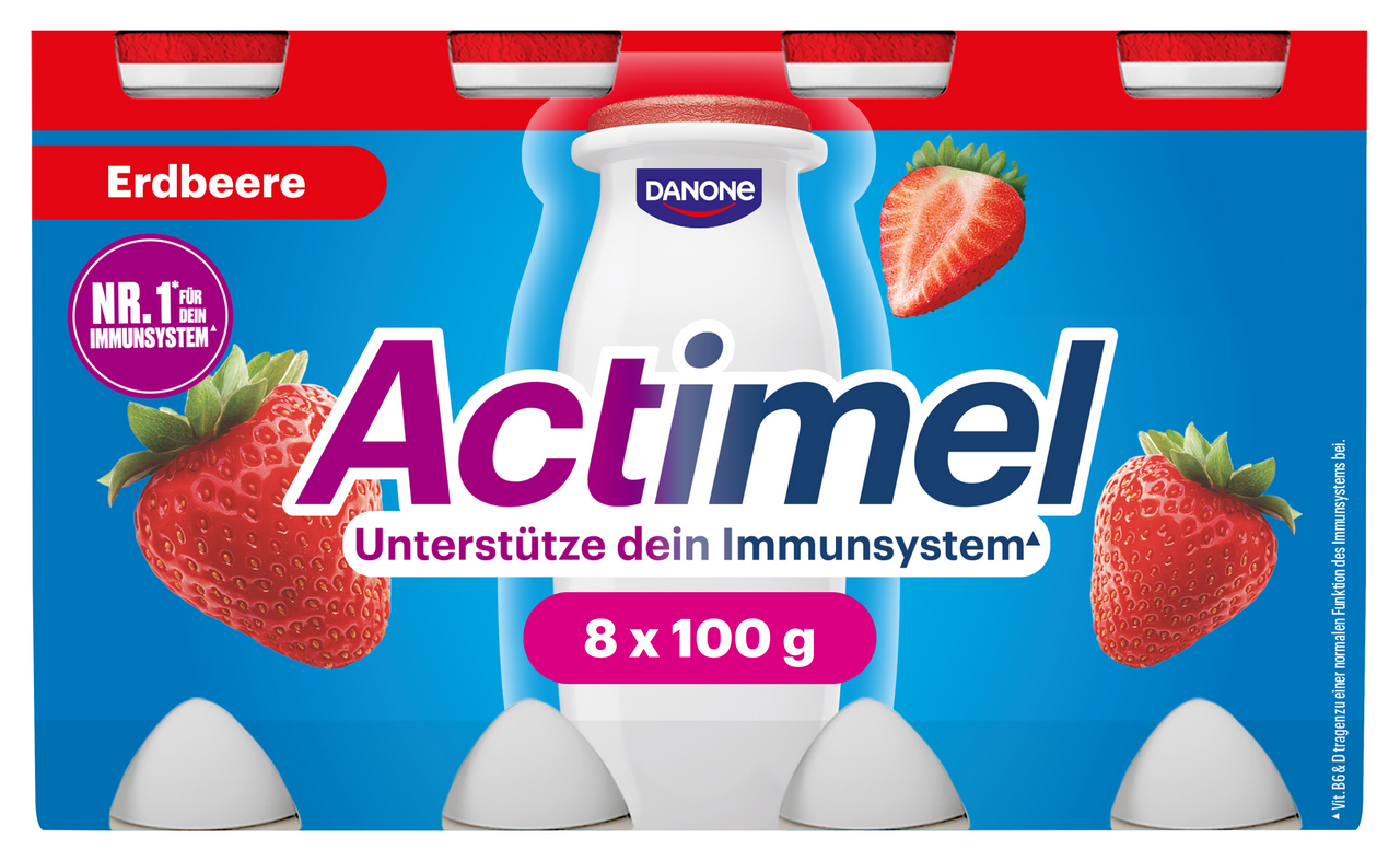 Actimel Fruchtjoghurt Actimel Erdbeere - 800 g Stück
