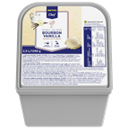 METRO Chef Eiscreme Bourbon Vanille tiefgefroren - 2,5 l Kanne