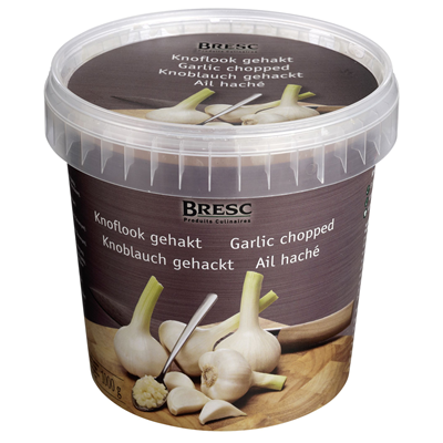 Knoblauch Gehackt 1 Kg X 1 Kg Becher Metro