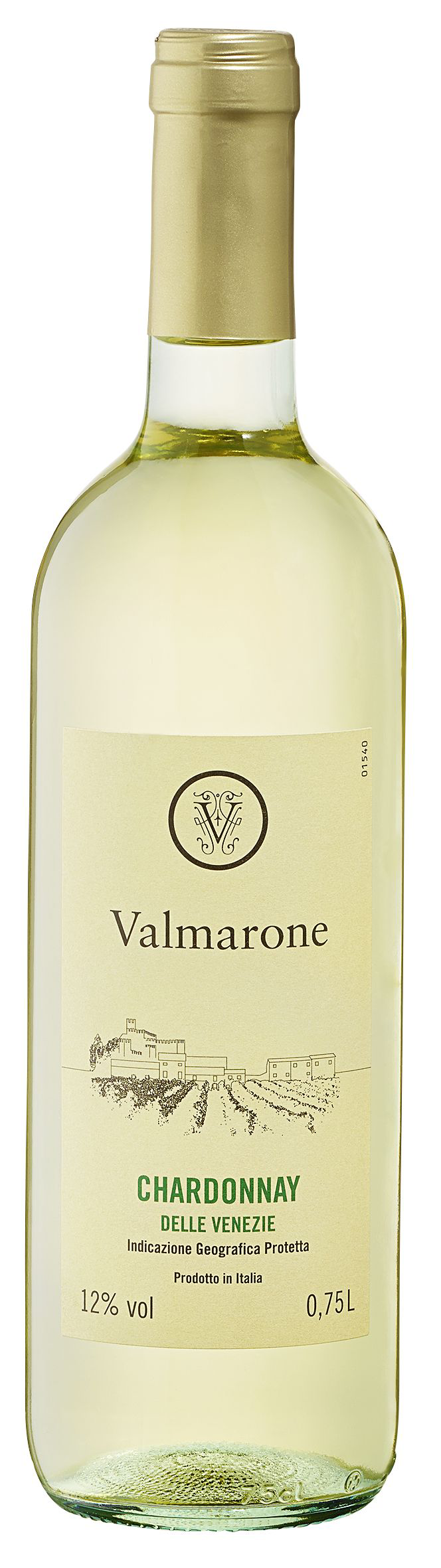 Valmarone Chardonnay delle Venezie Weißwein IGT trocken 750 ml Flasche
