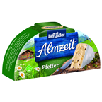 Bergader Almzeit Pfeffer 72 % Fett i. Tr. - 6 x 175 g Packungen