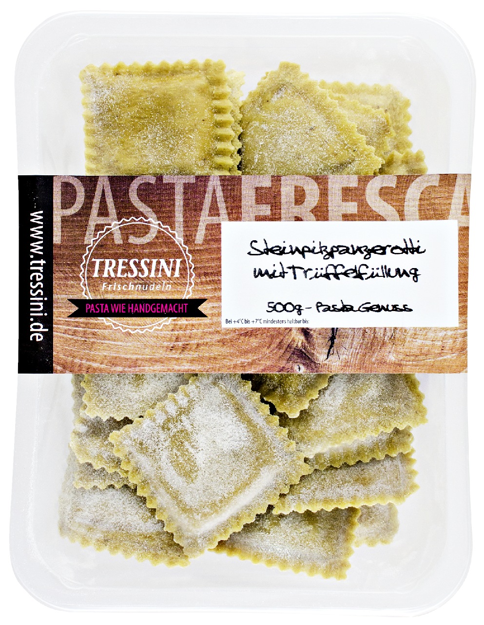 Tressini Panzerotti Steinpilz Trüffel gekühlt - 500 g Schale