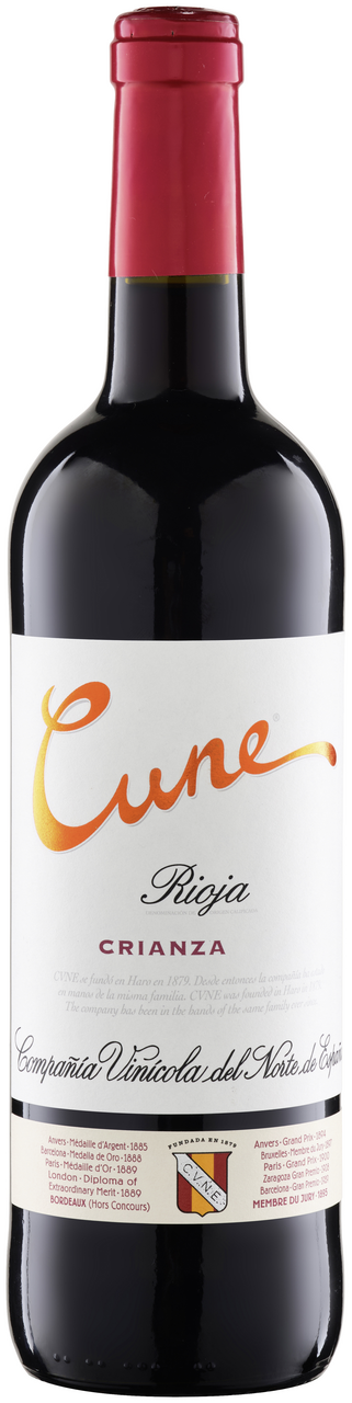 Cune Rioja Crianza Rotwein 750 ml Flasche