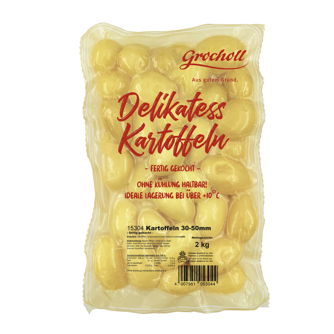 Grocholl Kartoffeln 30 - 50 mm - 2 kg Beutel