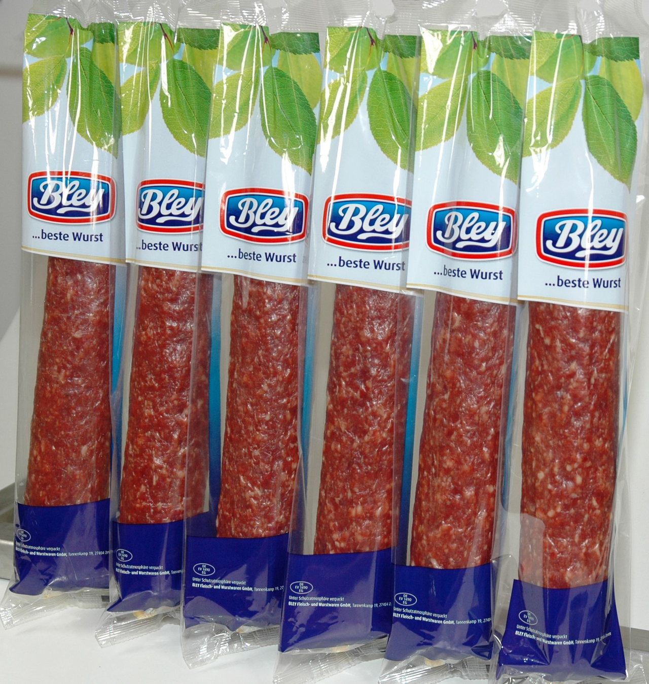 Bley Mettwurst luftgetrocknet - 1 x 700 g Packung
