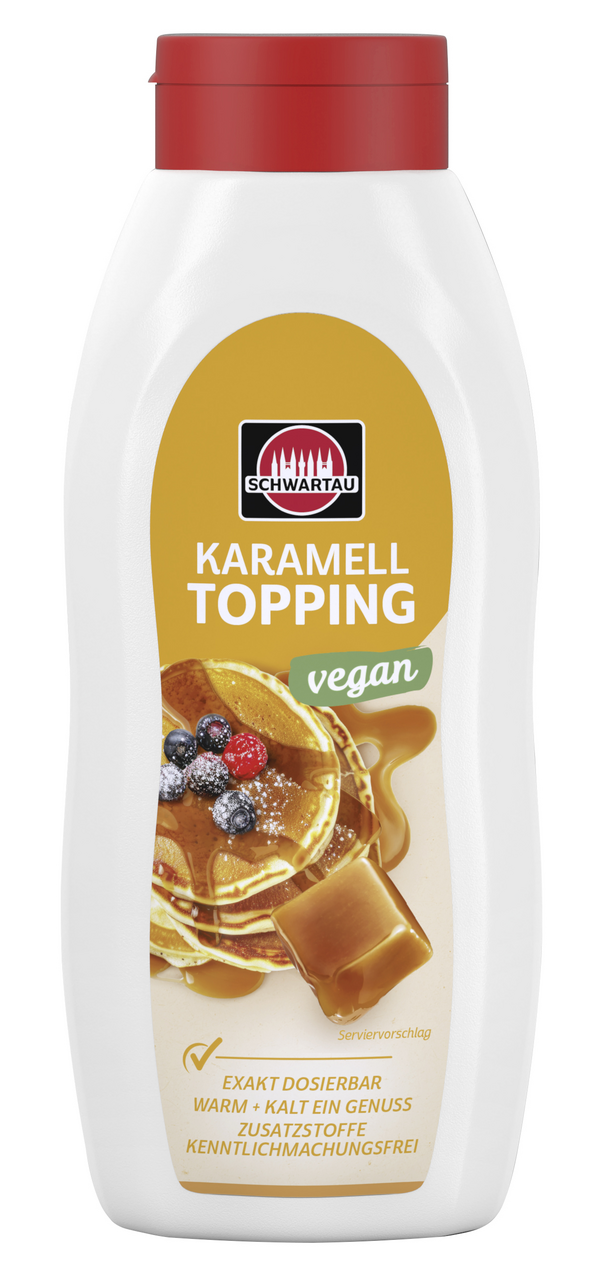 Schwartau Dessertsauce Karamell vegan - 770 ml Flasche