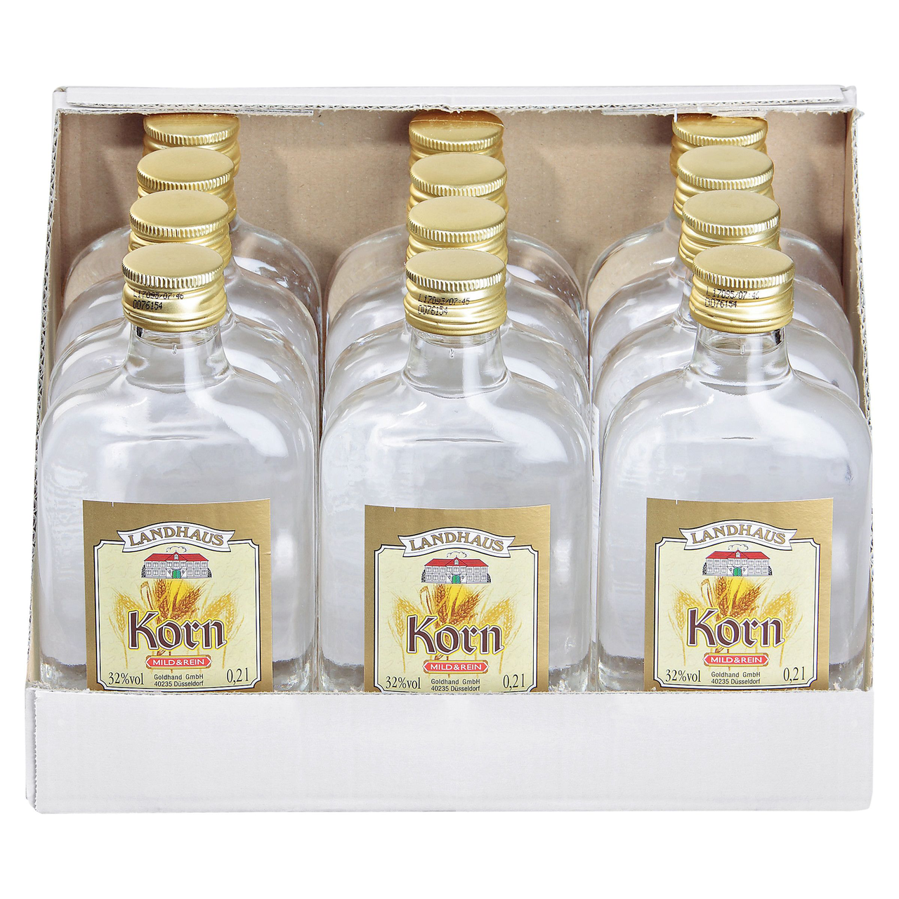 Landhaus Korn 32 % Vol. - 12 x 200 ml Flaschen