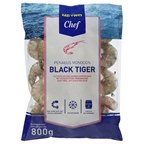 METRO Chef Black Tiger Garnelen tiefgefroren 8 -12 Stück easy peel - 800 g Beutel