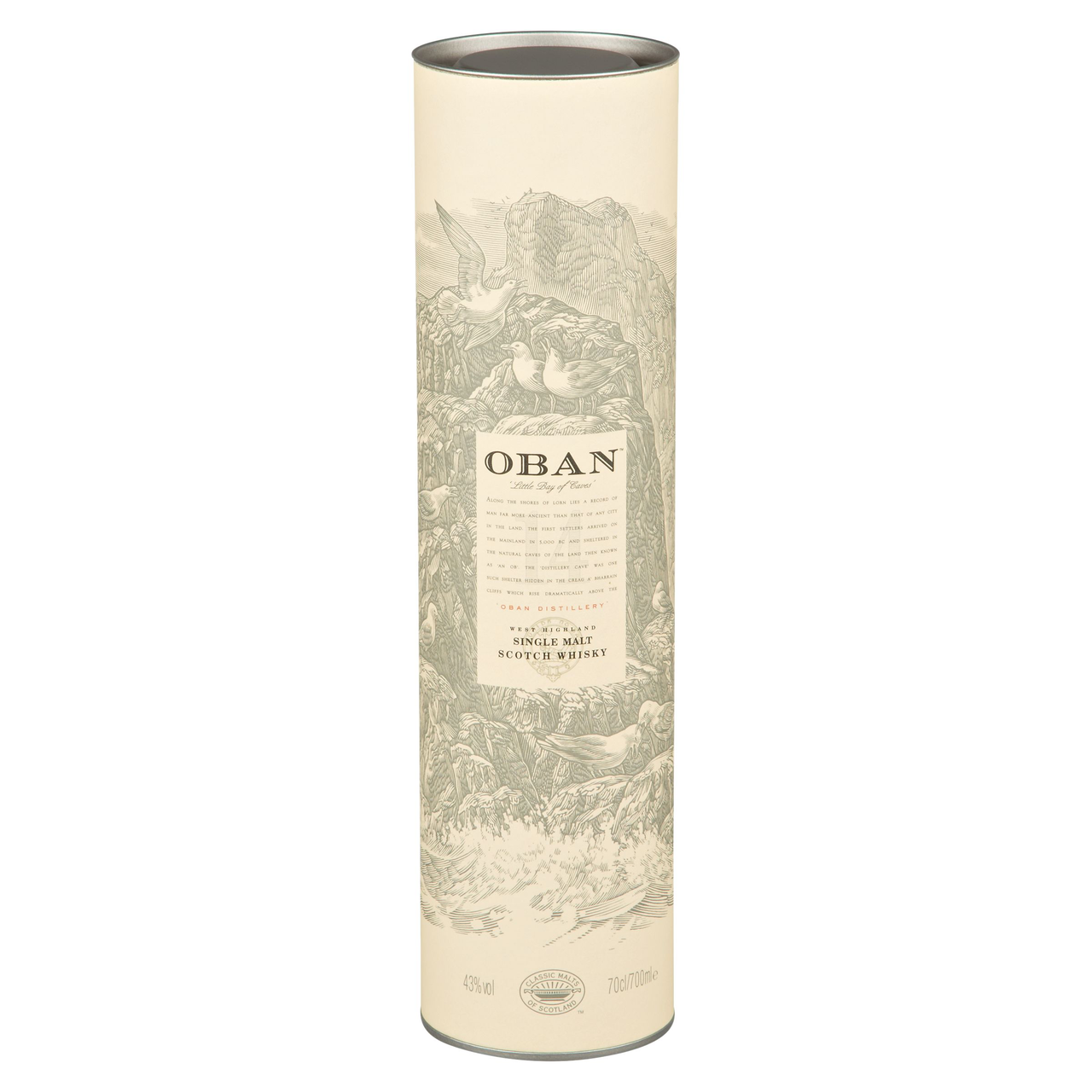 Oban 14 Jahre Highland Single Malt Whisky 43 % Vol. - 700 ml Karton