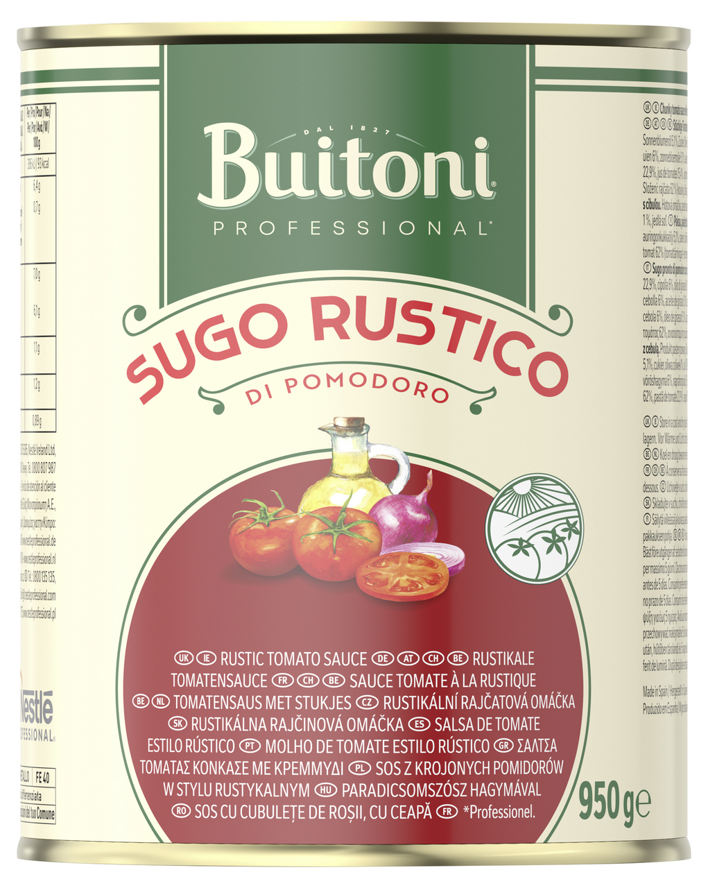 Buitoni Sugo Rustico Di Pomodoro - 950 g Dose