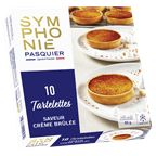 Symphonie Crème Brûlée Tartlets tiefgefroren 10 Stück à ca. 80 g - 800 g Packung