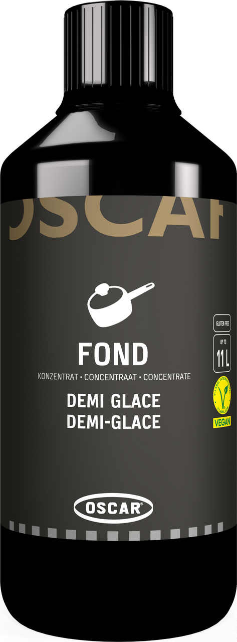 Oscar Flüssiges Konzentrat Demi Glace Braune Sauce - 1 l Flasche