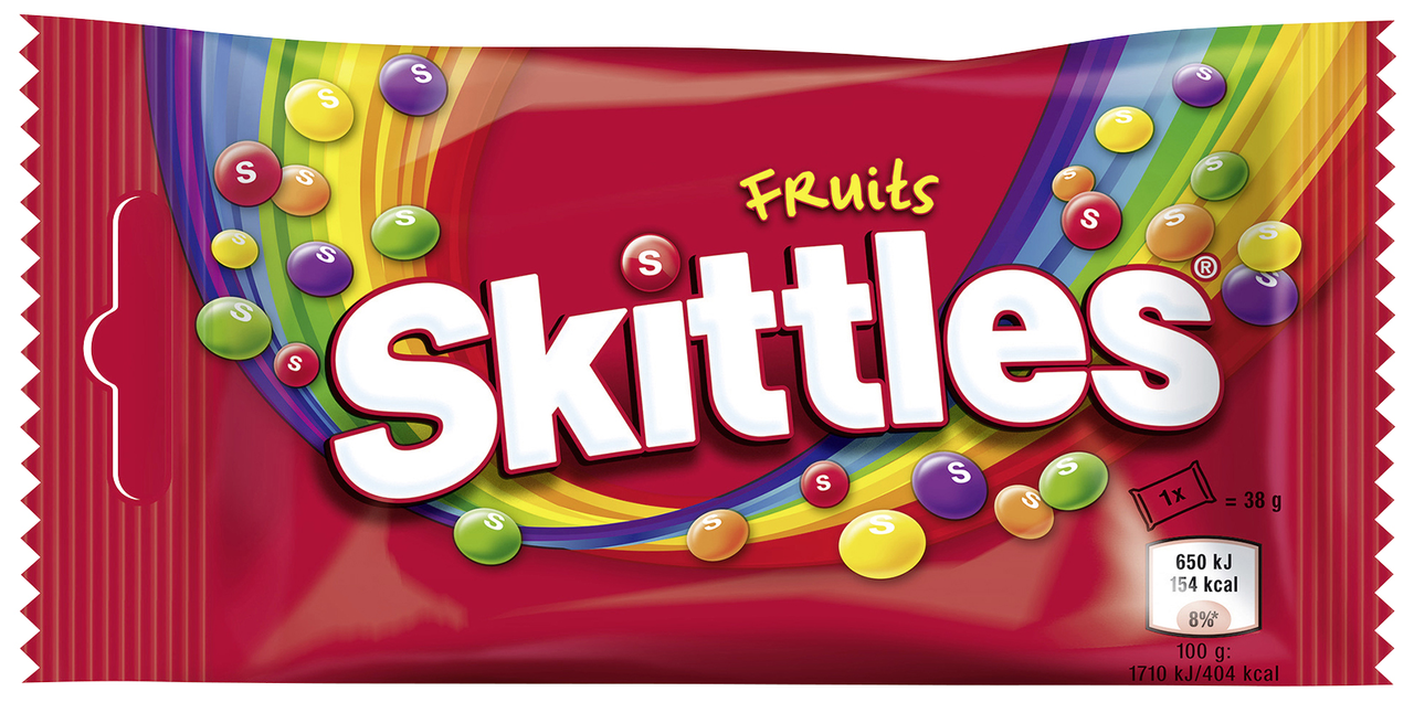 Skittles Kaudragees Fruit 14 x 38 g Kisten