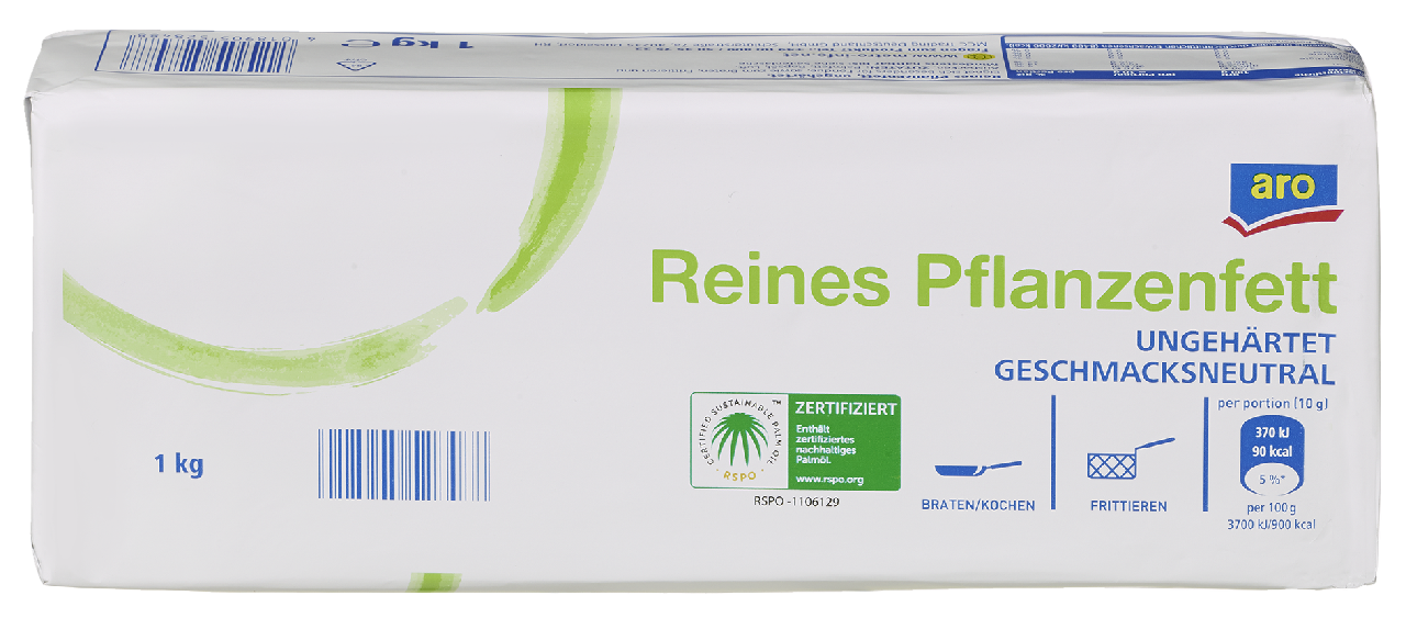 aro Pflanzenfett ungehärtet - 10 kg Karton
