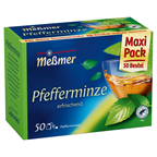 Meßmer Pfefferminztee 50 Teebeutel - 112 g Faltschachtel