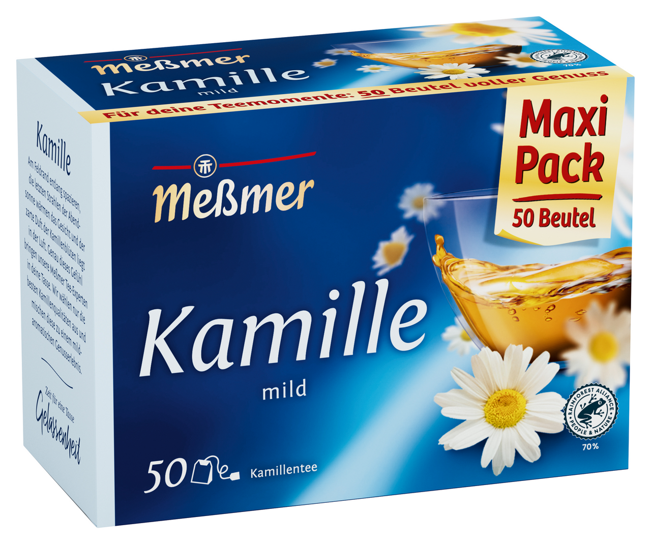 Meßmer Kamillentee 50 Teebeutel à 1,5 g - 75 g Packung
