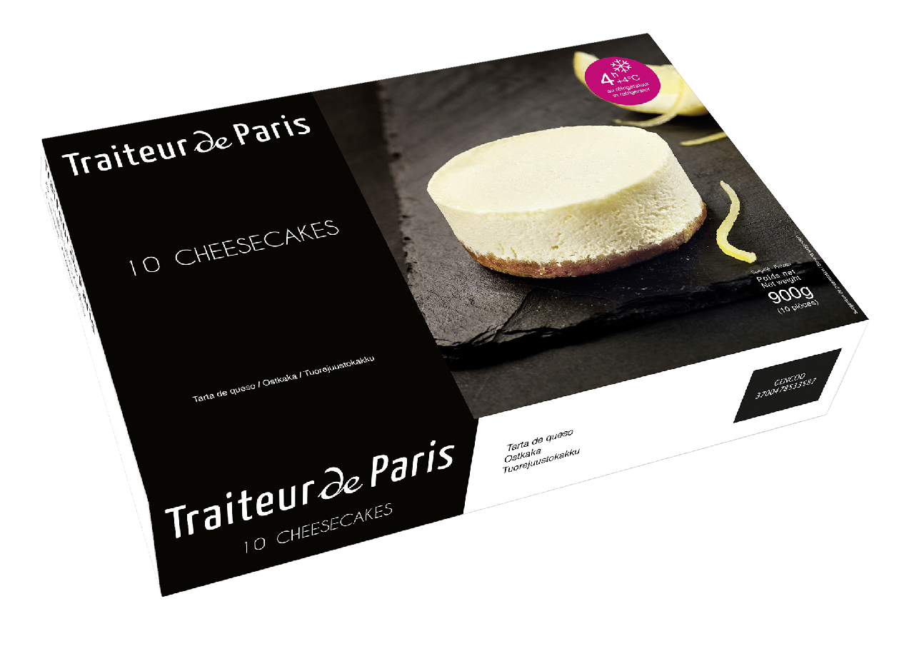 Traiteur de Paris Premium-Cheesecake tiefgefroren 10 Stück à 90 g - 900 g Karton