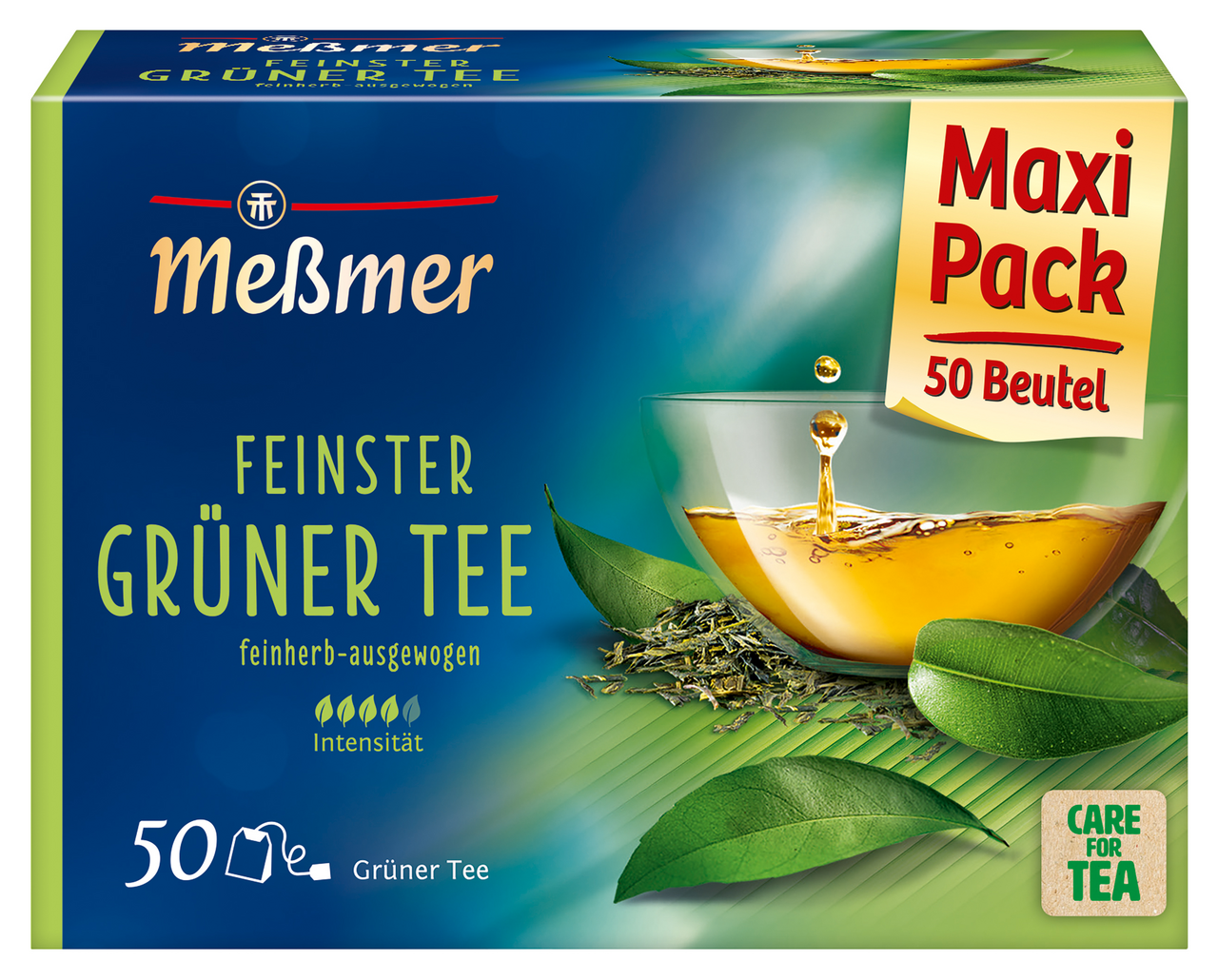 Meßmer Grüner Tee 50 Teebeutel - 88 g Faltschachtel
