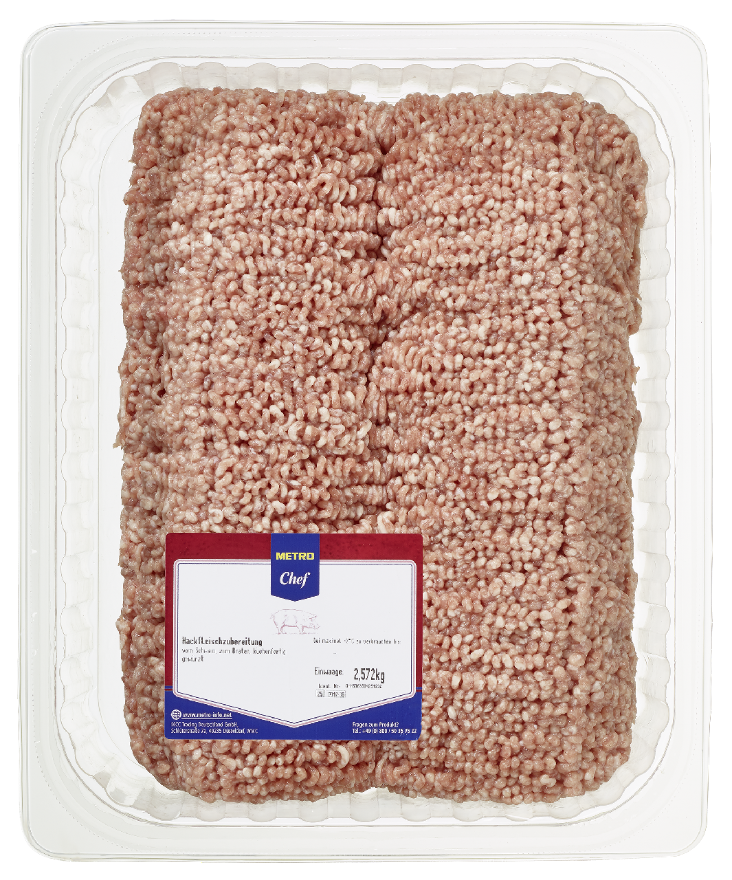 METRO Chef QS Schweine-Hackfleischzubereitung ca. 1,5 kg - je kg