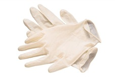 Einweghandschuhe, Latex, ungepudert, Größe S, 1 Paket