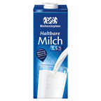 Weihenstephan H-Alpenmilch 3,5 % Fett 1 l Packung