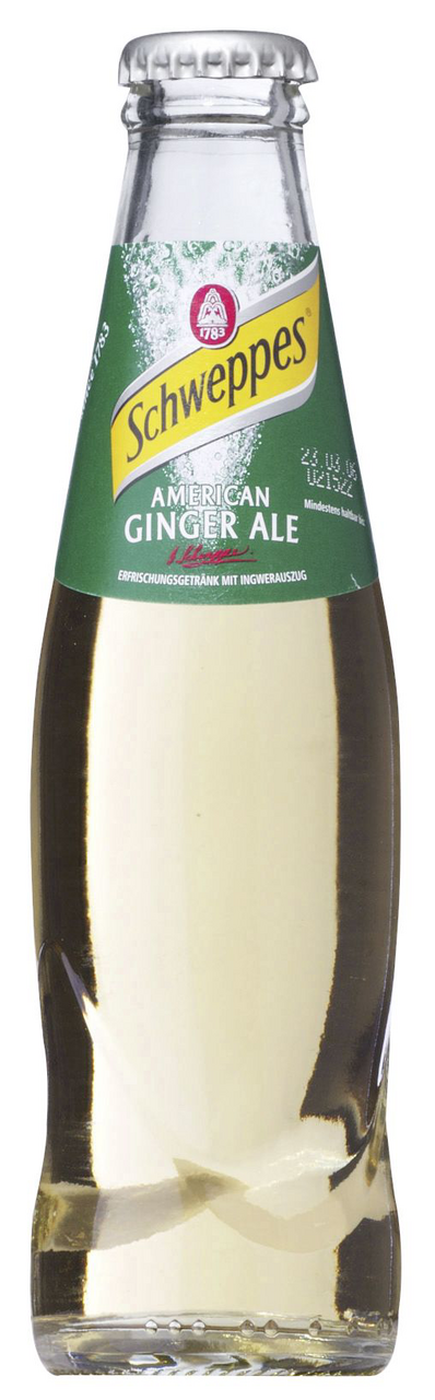 Schweppes Ginger Ale 24 x 0,2 l Flaschen