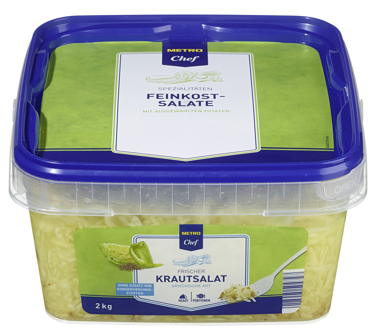 METRO Chef Frischer Krautsalat Griechische Art - 2 kg Eimer