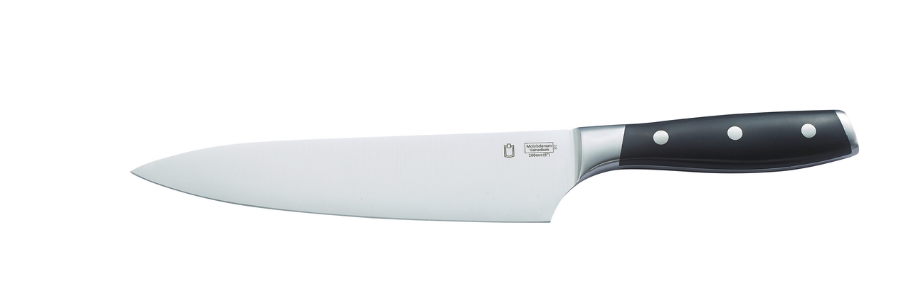 METRO PROFESSIONAL Fleischmesser 200 mm genietet mit Kropf, Geschmiedet.