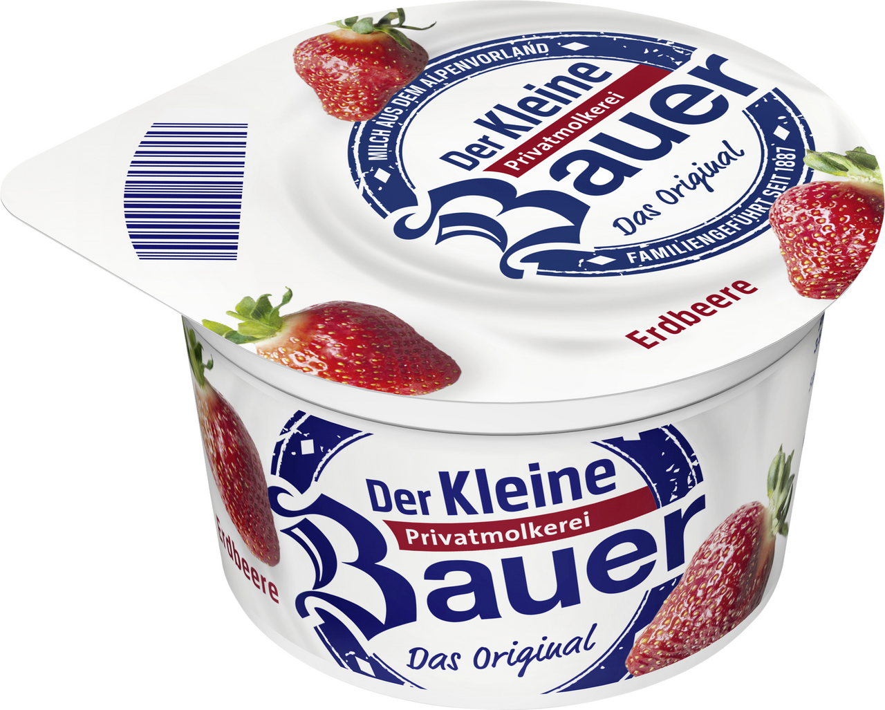 Bauer Fruchtjoghurt 3,5 % Fett, Erdbeere, gekühlt - 100 g Becher