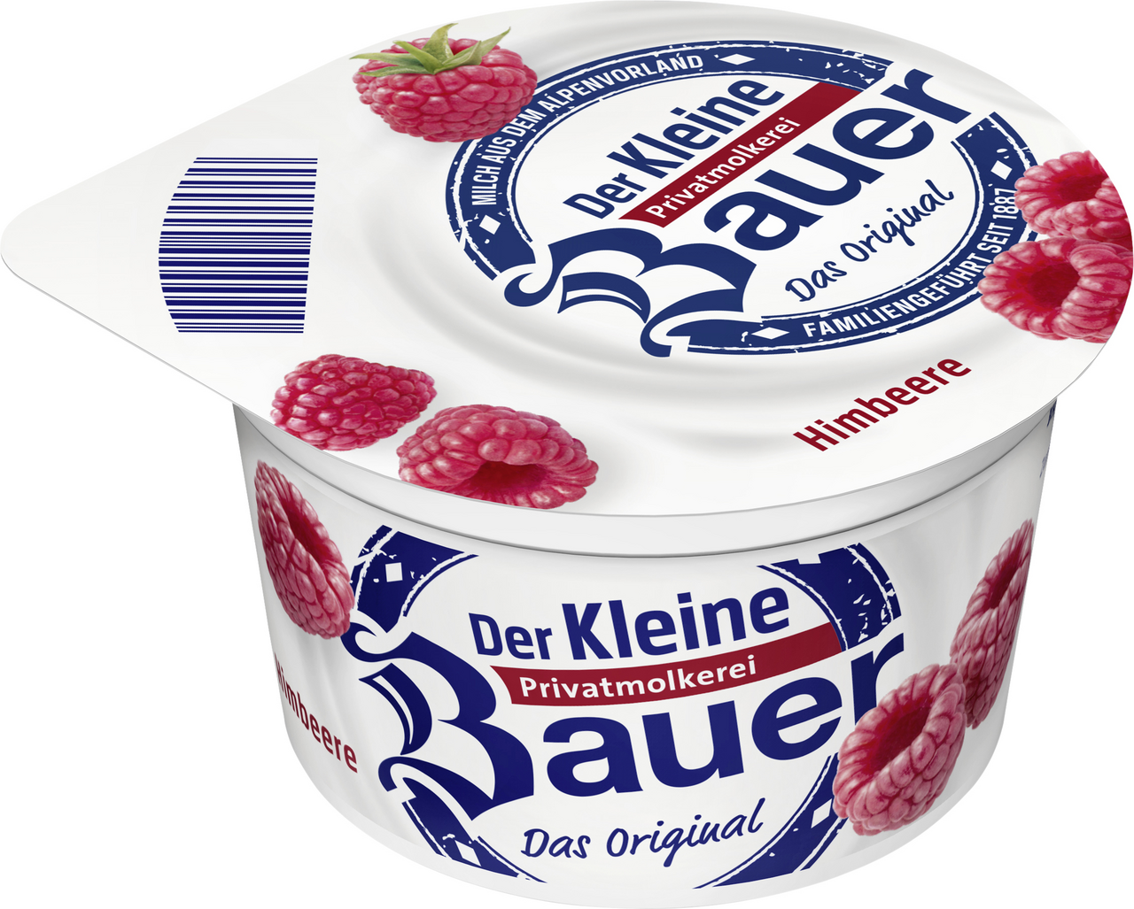 Bauer Fruchtjoghurt 3,5 % Fett, Himbeere, gekühlt - 100 g Becher