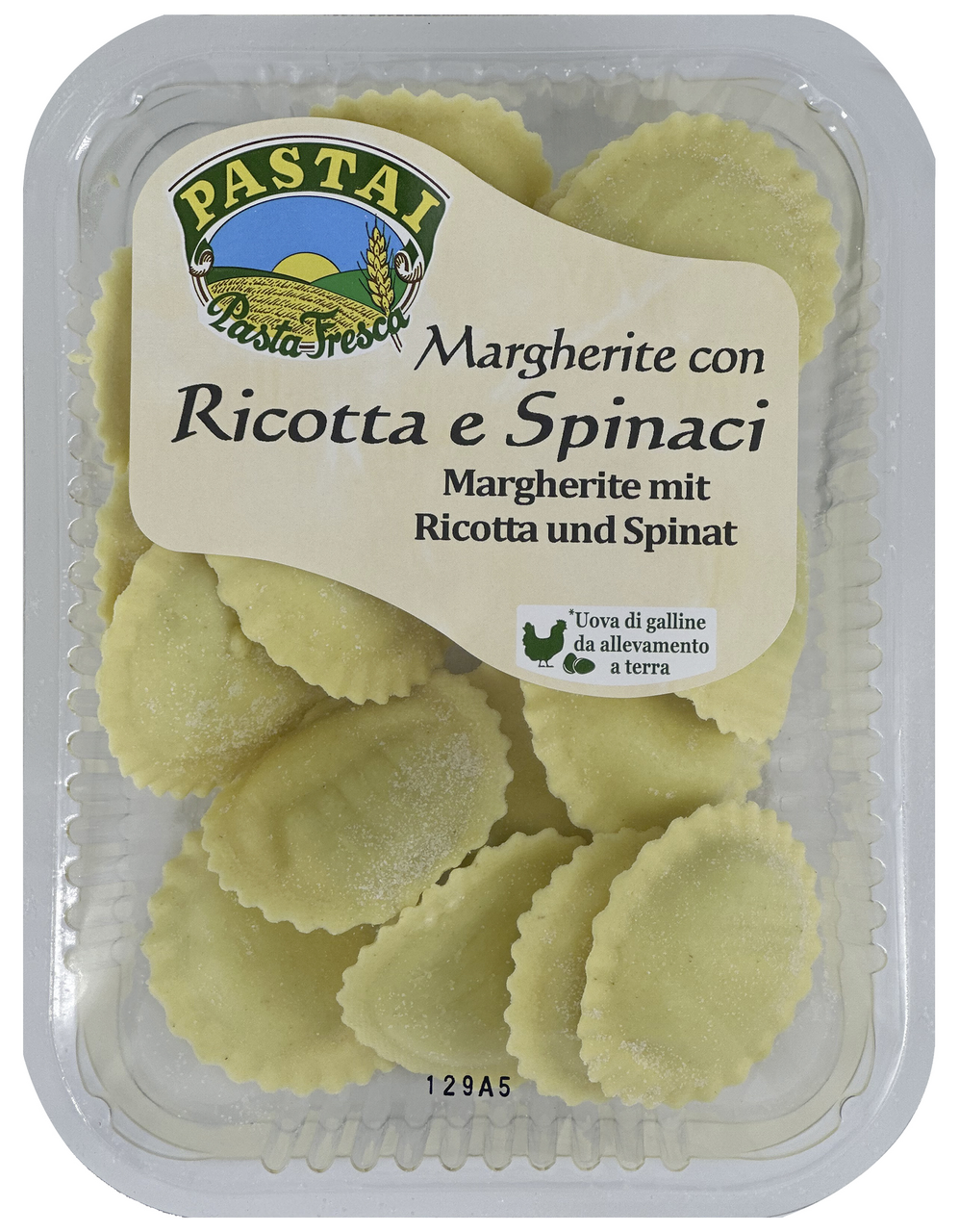 Pastai Margherite Ricotta Spinaci - 250 g Packung