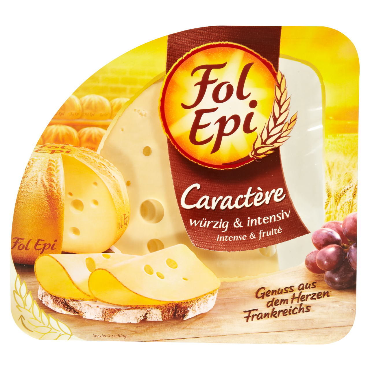 Fol Epi französischer Schnittkäse 130 g Packung